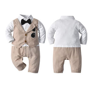 Barboteuse en coton pour bébé garçon, cadeaux de baptême de 0 à 12 mois, vêtements BBRS-005 - Product Image 2