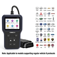 Lector de Códigos de Motor OBO2 Universal V312, 9 Protocolos, Amplio Rango de Voltaje, Gráficos en Tiempo Real, Herramienta de Diagnóstico Automotriz