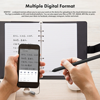 Newyes Carnet Numérique Kit d'Écriture Intelligent Stylo Intelligent et Cahier avec Application à Reconnaissance d'Écriture