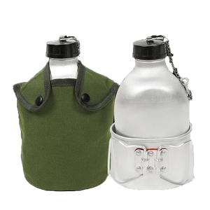 <span class=keywords><strong>Camping</strong></span> <span class=keywords><strong>3</strong></span> in 1 Logo personalizzato borraccia tazza di alluminio borraccia con sacchetto Oxford - Product Image 3