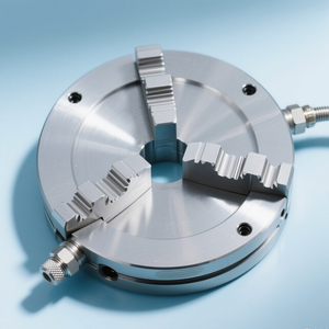 Mandrin de tour hydraulique à 3 mors de 250 mm, personnalisé en usine OEM, 6 mini-mandrins de tour, 4 mandrins de puissance CNC - Product Image 3