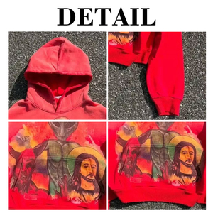 High Quality 500gsm Hoodies Heavyweight Men's Oversized Hoodies French Terry Hoodies Drop Shoulder Men Hoodies Printing Hoodies - Product Image 6