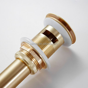 Bonde de lavabo en acier inoxydable avec <span class=keywords><strong>filtre</strong></span> anti-<span class=keywords><strong>cheveux</strong></span> pour évacuation de l'eau de l'évier de salle de bain - Product Image 4