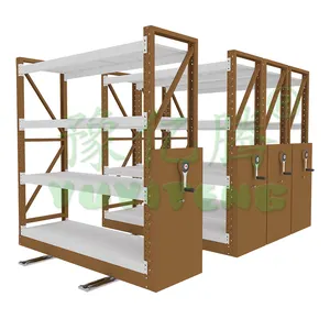 Cremalheira móvel do armazenamento do sistema resistente do shelving e do racking do rolamento do armazém de aço