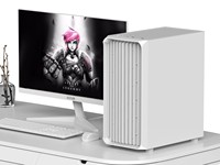 Gabinete de PC AOJIE 205A DIY Personalizado Mid ATX, Gabinete de PC de Torre Media ATX MATX ITX con Malla y Alto Flujo de Aire