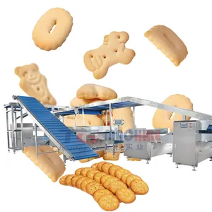 Advanced detection system commercial cookie cutter machine lucky biscuits machine