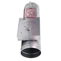Accessoires HVAC Amortisseur de flux d'air constant rond CAV vannes d'air de toit régulateurs de volume d'air système de ventilation réglable pour MEP