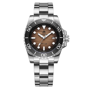 Reloj de Hombre ADDIESDIVE AD2537 de Lujo, Cuarzo, Acero Inoxidable, Estilo Deportivo Vintage, Simple y Moderno, con Cristal Mineral de 41 mm y Correa de 20 mm - Product Image 1