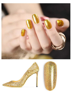 <span class=keywords><strong>Super</strong></span> brillant haute brillance <span class=keywords><strong>sain</strong></span> paillettes platine vernis à ongles avec la couleur de la mode - Product Image 3
