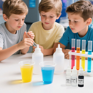 Kit d'éducation scientifique de chimie des couleurs ensemble de chimie fou jouets STEM expériences Kit scientifique pour enfants Cool garçon anniversaire de noël - Product Image 2