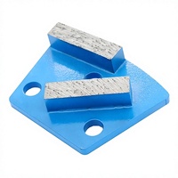 Disque de meulage trapézoïdal diamanté à liant métallique pour béton, grain 30 60 80 120, pour préparation de surface
