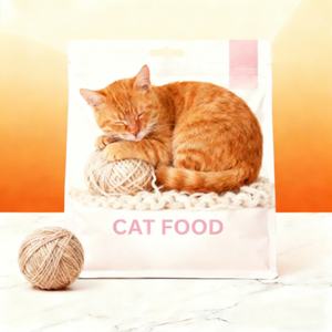 Sacs d'emballage pour aliments pour animaux de compagnie en aluminium et plastique à fond plat avec logo imprimé personnalisé 1 kg 3 kg 5 kg 10 kg 15 kg 20 kg 25 kg - Product Image 5