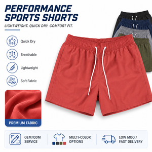 Pantalones Cortos Deportivos de Secado Rápido para Hombre, Logotipo Personalizable, OEM ODM, Pantalones Cortos de Verano para Fitness, Running, Gimnasio, Entrenamiento - Product Image 3