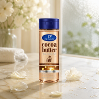 Huile pour le corps au beurre de cacao DR DAVEY Private Label, hydratante et éclaircissante pour la peau