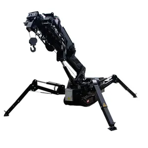 3 Ton Spider Crawler Hoist Crane Lifting Equipment Remote Control Electric Gasoline Diesel Spider Lifting Crane