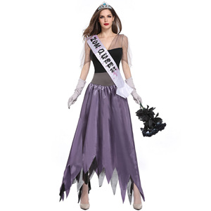 Disfraz de Reina Zombi 2026, Disfraz de Halloween, Disfraz de Novia Vampiro, Vestido de Princesa Mumificada, Disfraz de Fantasma - Product Image 1