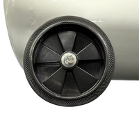 Compresseur d'air à piston sans huile ultra silencieux 2x750W 2HP 60 litres 220V portable pour la vente en gros