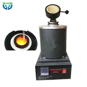 Mini zinc alloy melting furnace for diecast bronze brass induction melting furnace