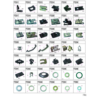 Attaches en plastique pour automobile de haute qualité, 50 pièces, pinces de garde-boue, à boucle en forme de flèche, fabrication chinoise