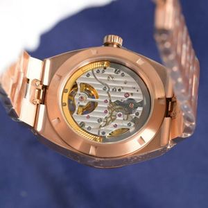 Montre mécanique de luxe pour hommes, haut de gamme, originale, de haute qualité, bracelet en cuir de crocodile, étanche, automatique - Product Image 6