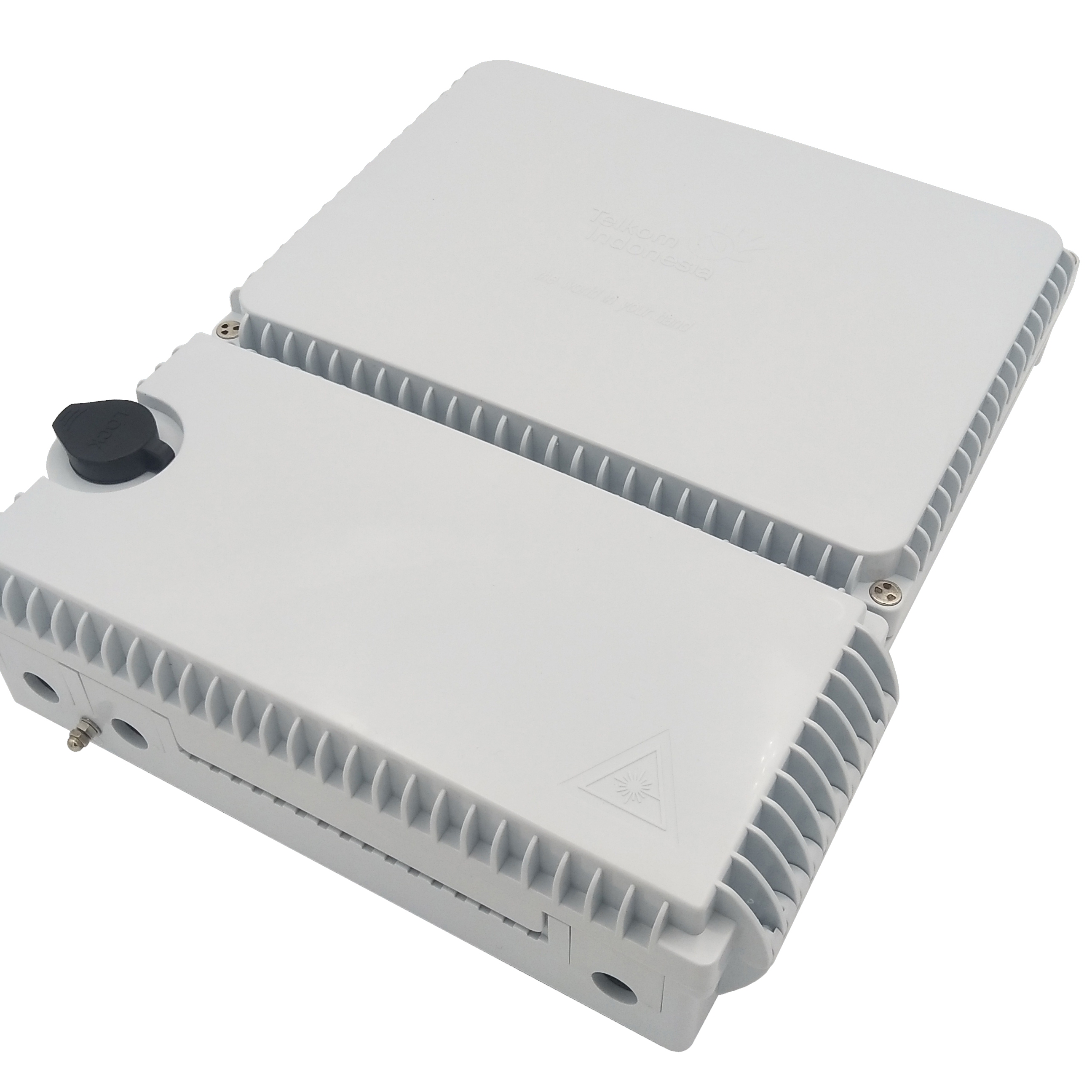 16 Cores FTTH Fiber Optic Distribution Box 16 Ports Termination Box For Fiber Optic Cable