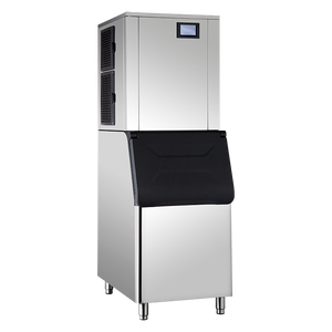 Scotsman loại công suất cao thương mại dọc thép không gỉ Ice Flake Maker máy với nước quả - Product Image 2