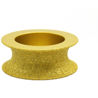 Disque de meulage diamanté professionnel Fullux 75 mm brasé sous vide pour rainurage et ébavurage 40/45 #   Meuleuse d'angle sans fil haute performance Grit