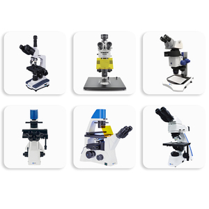 <span class=keywords><strong>Microscope</strong></span> biologique trinoculaire Prix de gros Microscopio de laboratoire avec caméra 5 mégapixels 4X, 10X, 40X 100X (à ressort, à huile) - Product Image 6