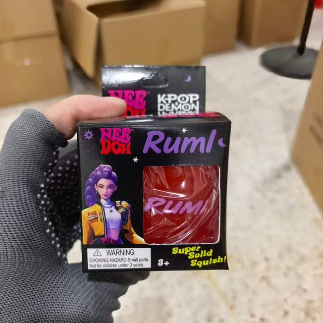 Needoh Kpop Demon Hunters Nice Cube High Quality Maltose Zory Rumi Mira Three Colors Super Soild Squishy Cube Promotional toys
