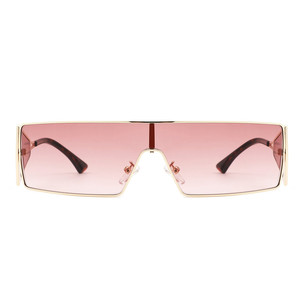 Vortex - Lunettes de soleil rectangulaires rétro enveloppantes carrées à la mode - Product Image 3