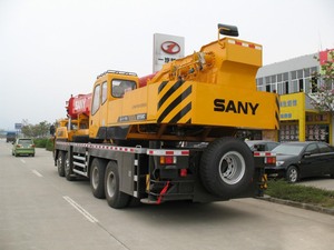 Used SANY 50 Ton <b>Crane</b> 2021 Model for Sale Good Condition Second Hand Hydraulic Truck <b>Crane</b> - Product Image 4