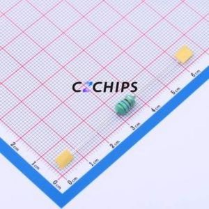 Inductor de Anillo de Color XRAL0510-561K / Componente de Orificio Pasante (THT), D5xL10.5mm 560uH 10% 320mA - Product Image 1