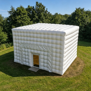 Tente <span class=keywords><strong>cube</strong></span> gonflable pour discothèque en plein air, idéale pour les fêtes privées dans la cour, les rassemblements nocturnes au bord de la piscine - Product Image 2