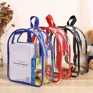 Ngoài trời trở lại gói Thạch lưu trữ Dây Kéo Túi Quà Tặng chống tĩnh rõ ràng PVC Ba lô - Product Image 1