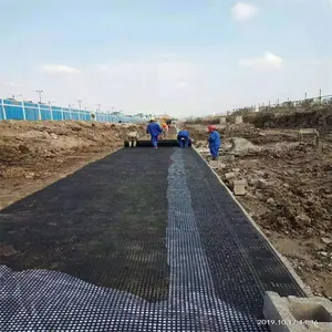 Fabrika doğrudan satış yol takviye polyester asfalt geogrid/pet geogrid