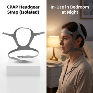<strong>CPAP</strong> Headgear for <strong>ResMed</strong> N10 Replacement Nasal <strong>Mask</strong> with for Double Layer Adhesive Fixed Headband Strap - Product Image 3