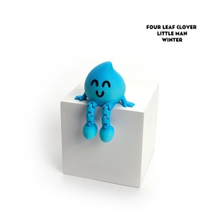 Feeron - Figura de Corazón Sentado Impresa en 3D de PLA - Juguete Antiestrés Colorido y Adorable, Decoración de Escritorio y Regalo Creativo para Amigos - Product Image 4