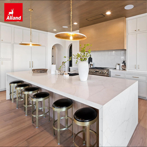 Allandgroup Base in Frassino Naturale, Mobile Cucina Sottile su Misura in Legno Massello con Cassetti e Top in Quarzo, <span class=keywords><strong>2</strong></span> Isole - Product Image 4