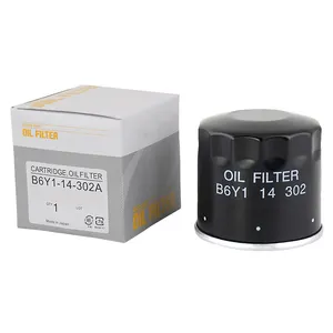 High Quality Oil Filter Factory Wholesale OEM Auto Engine Oil Filter Spare Parts Car PE01-14-302 1WPE-14-302 for Mazda