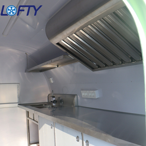 Remorque de restauration non motorisée multifonctionnelle pour la rue, chariot de restauration extérieur, barbecue, chariot <span class=keywords><strong>à</strong></span> hot-dogs, chariot <span class=keywords><strong>à</strong></span> glaces et desserts - Product Image 2