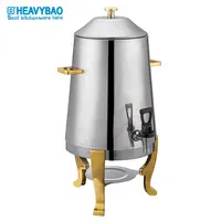 Met Lux 12 Liter Coffee Chafer Urn Hot Beverage Dispenser Stainless Steel