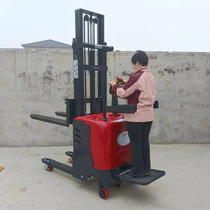 Chariot élévateur transpalette électrique complet à double levage hydraulique efficace de 2 tonnes (2000 kg) certifié CE, vente directe fabricant - Product Image 3