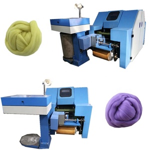 Mini Cotton Fiber Sheep Wool Opening Carding <strong>Machine</strong> Small Wool Yarn Sliver Combing Spinning <strong>Machine</strong> - Product Image 3