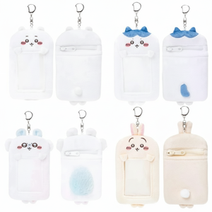 Porta Fotocard Chiikawa in Pelliccia, Custodia Poca Pocket da Hachiware Usagi Momonga, Primo Prodotto nella Categoria Porta Carte - Product Image 1