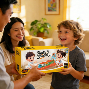 Juego de Mesa de Fútbol para Niños, Regalo Interactivo Familiar, Campo de Fútbol de Escritorio, Juguete de Tiro al Arco, Juego de Mesa de Fútbol para Coordinación Mano-Ojo - Product Image 4