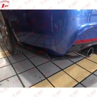 Z-ART 2013-2019 F30 séparateur arrière en carbone pour BMW F30 coin de diffuseur arrière en Fiber de carbone pour BMW série 3 F30