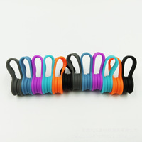 Attaches-câbles magnétiques en silicone de qualité alimentaire YDS, clips organisateurs de câbles, gestion des câbles, organisateur de câbles magnétique réutilisable, support de câbles