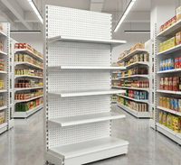 Étagères de présentation pour supermarchés, rayonnages pour magasins de proximité, présentoirs pour snacks, papeterie, articles mère-enfant, étagères simples/double face, centrales