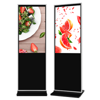 Pantalla de Video Android de 32 Pulgadas, LCD Ultrafino, Vertical, Independiente, Equipo de Publicidad Digital, Señalización Digital con Pantalla Táctil