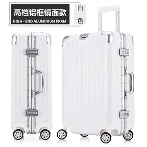 Seyahat bagaj Spinner tekerlekler ile bavul sert yan bagaj taşımak hafif şifre
